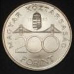 200 Forint 1992-1993-1994 ezüst – INGYEN Posta! fotó