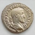 Római ezüst denár – Maximinus Thrax (Kr. u. 235–238) – eredeti fotó