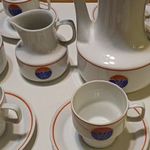 RITKA HOLLÓHÁZI VASAS PORCELÁN TEÁSKÉSZLET 1FT fotó