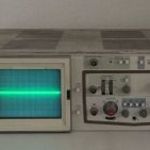 Tektronix oszcilloszkóp szkóp műszer fotó