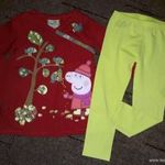 PEPPA PIG pamut tunika + ajándék pamut leggings 3-4év 104 fotó