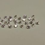0, 03 ct G, VS 2 mm briliáns gyémánt (2712) fotó