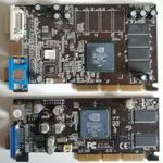 AGP FX5200 videokártyák, hibás, 2db., 1FT NMÁ!! fotó