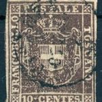 1860 Toszkána - ideiglenes kormány 10c / olasz előállam stampworld: 8.000 Ft (e28) fotó