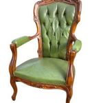Chesterfield neobarokk bőr fotel B085 fotó