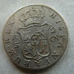 EZÜST SPANYOL 2 REALES, 1801 S CN. 1 DB. 6 GR. fotó