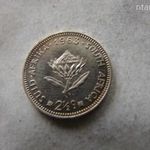 EZÜST DÉL AFRIKA 2.1/2 CENTS, 1963. 1 DB. 1, 41 GR. CSAK 33.000 DB. fotó