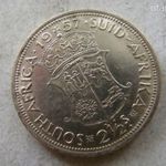 EZÜST DÉL AFRIKA 2.1/2 SHILLINGS, 1957. 1 DB. 14, 14 GR. fotó
