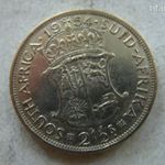EZÜST DÉL AFRIKA 2.1/2 SHILLINGS, 1954. 1 DB. 14, 14 GR. fotó