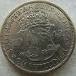 EZÜST DÉL AFRIKA 2.1/2 SHILLINGS, 1942. 1 DB. 14, 14 GR. fotó