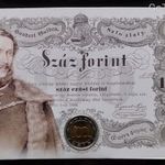 Kossuth 100 Forint első napi veret tokban 2002 UNC 1 FORINTRÓL! fotó