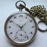 Szép elegáns ritka DOXA zsebóra az 1920-as évekből + lánc! fotó
