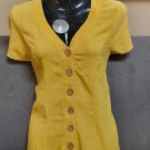 GARDRÓBVÁSÁR/ GARDRÓBVÁSÁR/ NEW LOOK SZUPER NAPSÁRGA LEN-VISZKÓZ NYÁRI OVERALL/ROMPER/PLAYSUIT ELÖL fotó