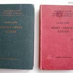 Halász Előd: magyar - német és német - magyar kéziszótár 2 szótár egyben 1973 átvétel: Zugló fotó
