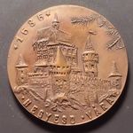 MÉE - 1983 - Hegyesd vára bronz emlékérem fotó