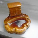 ROMHÁNY CSERÉPKÁLYHA GYÁR REKLÁM HAMUTARTÓ fotó