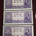 Tízmillió B. - pengő 1946 Unc-aUnc bankjegy fotó
