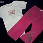 Hímzett sztreccses kord naci + ajándék body 1, 5-2év 92 fotó