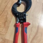 KNIPEX réz és alumínium kábelvágó olló 95 31 280 használt fotó