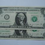 AMERIKA USA 1 DOLLÁR 2021 BANKJEGY , UNC HAJTATLAN, SORSZÁMKÖVETŐ, CSILLAG A SORSZÁM VÉGÉN, RITKÁBB fotó