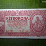 2 KORONA 1920. JANUÁR 1. - CSILLAGOS SORSZÁMMAL! fotó