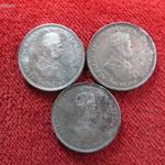 3db MILLENNIUMI 1 KORONA 1896 KB EZÜST.15g EGYBEN ELADÓ ! nsz fotó