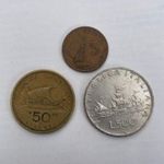 Hajós pénz válogatás(Olasz, Görög, Gambia) fotó