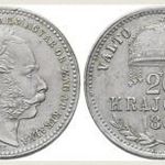 Ferencz József 20 krajczár 1868 KB VP Alumínium próbaveret RRR fotó