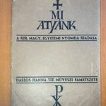 1933 Dallos Hanna: Mi Atyánk - Dallos Hanna tíz művészi fametszete - BIBLIOFIL kiadvány fotó