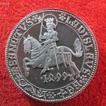 30. ÉVES A MAGYAR ÉREMGYŰJTŐK EGYESÜLETE . EMLÉKÉREM 1969-1999 EZÜST: 67, 5g/ 925 PP, patina !! fotó