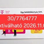 Könnyű hívószámmal ÚJ!!! Telekom-os (T-Mobile-os) Domino FIX normál-micro-nano SIM kártya Új!!! fotó