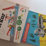 Merkur 7 és Construction 100 fém építőkészlet egyben (retró) fotó