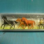 H0-ÁS 1: 87-ES FALLER FIGURÁK LOVASOK-DOBOZÁBAN! fotó