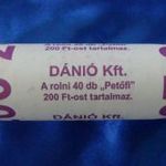 Különleges csomagolású "Petőfi Sándor" 200 Ft-osok, sorszámozott rolniban (40 db) fotó