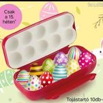 Új Tupperware Tojástartó 10 db-os 2 féle színben fotó
