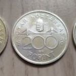 200 forint 1992 ezüst 3 darab extra fotó
