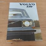 régi retró 1970-es VOLVO 140 SERIES prospektus, hibátlan. fotó