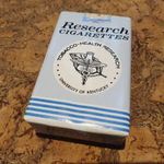 Retro magyar zárjegyes amerikai research kutatási kísérleti célra készült cigaretta dohány trafikárú fotó