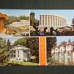 Képeslap, Románia, Sovata, Szováta fürdő, sóvidék, üdülő, szálló, strand látkép, 1980- fotó
