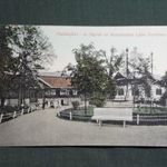 Képeslap, Ukrajna, Aknaszlatina, Slatinské Doly, Fürdőépület gépház, Lajos fürdő, Nostitius L. felv., 1910- fotó