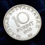 Ezüst 10 Forint 1948 Széchenyi 10Ft fotó