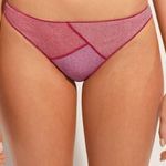 Calzedonia SN01768 Lisbona rózsaszín patchwork mintás lamészálas bikini alsó M fotó