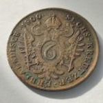 Ausztria, 6 krajcár 1800 B fotó