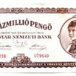 HASZNÁLT 1946-OS SZÁZMILLIÓ PENGŐ BANKJEGY (VF+) (A080) fotó