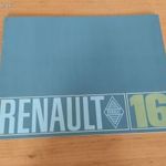 régi retró 1960-as-70-es évekbeli RENAULT 16 KÉK prospektus, hibátlan. fotó