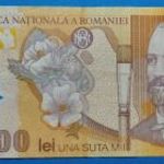 2001 -es ROMÁNIA - 100.000 lei polymer bankó UV aktivitással!! F+ (L1828) fotó