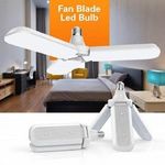 Ventilátor formájú, kinyitható E27 LED lámpa / állítható vetítési szöggel - 45W fotó