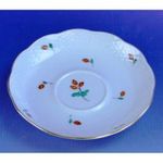 0F648 Régi Herendi hecsedlis porcelán kistányér fotó