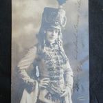 FEDÁK SÁRI OPERETT PRIMADONNA SZINÉSZNŐ 1905 FOTÓ LAP JÁNOS VITÉZ KUKORICA JANCSI fotó