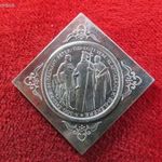 PÁZMÁNY PÉTER 2 PENGŐ CSEGELY 1935 EZÜST: 20g ARTEX VERET ! BU, nagyon enyhe mikrokarc fotó
